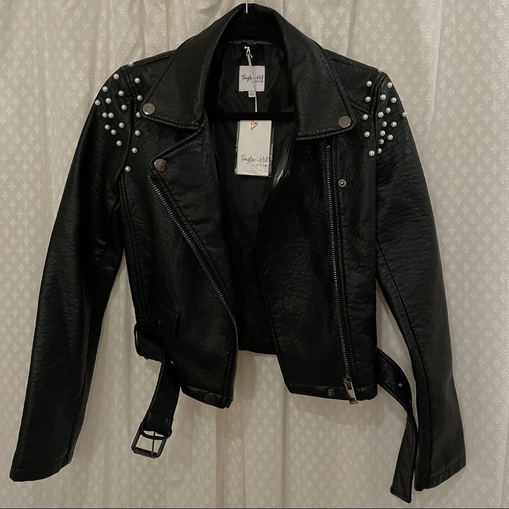 JOE'S Jeans Taylor Hill Pearl Faux Leather Jacket